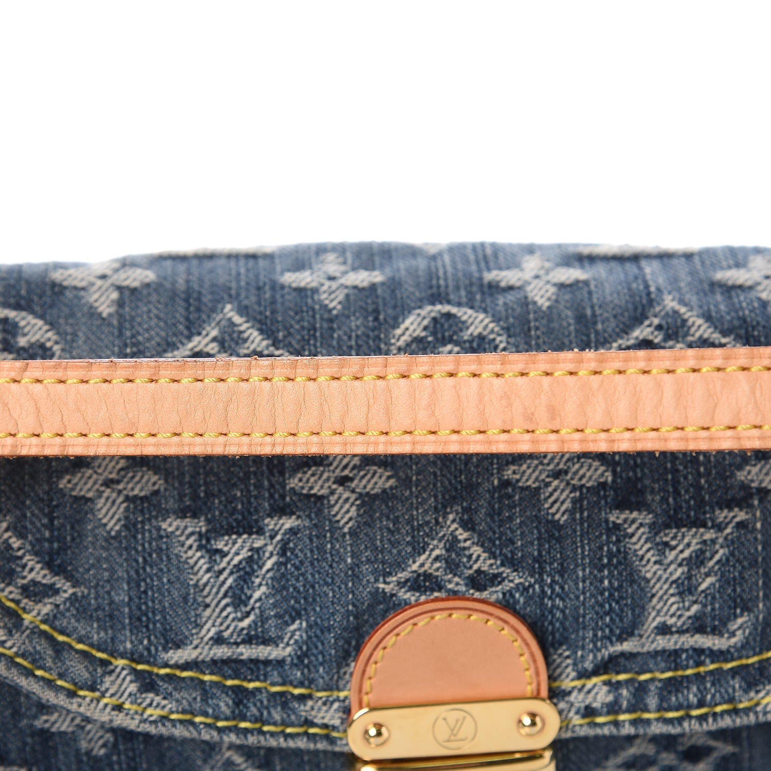 Louis Vuitton Monogram Denim Mini Pleaty Blue 10 of 10