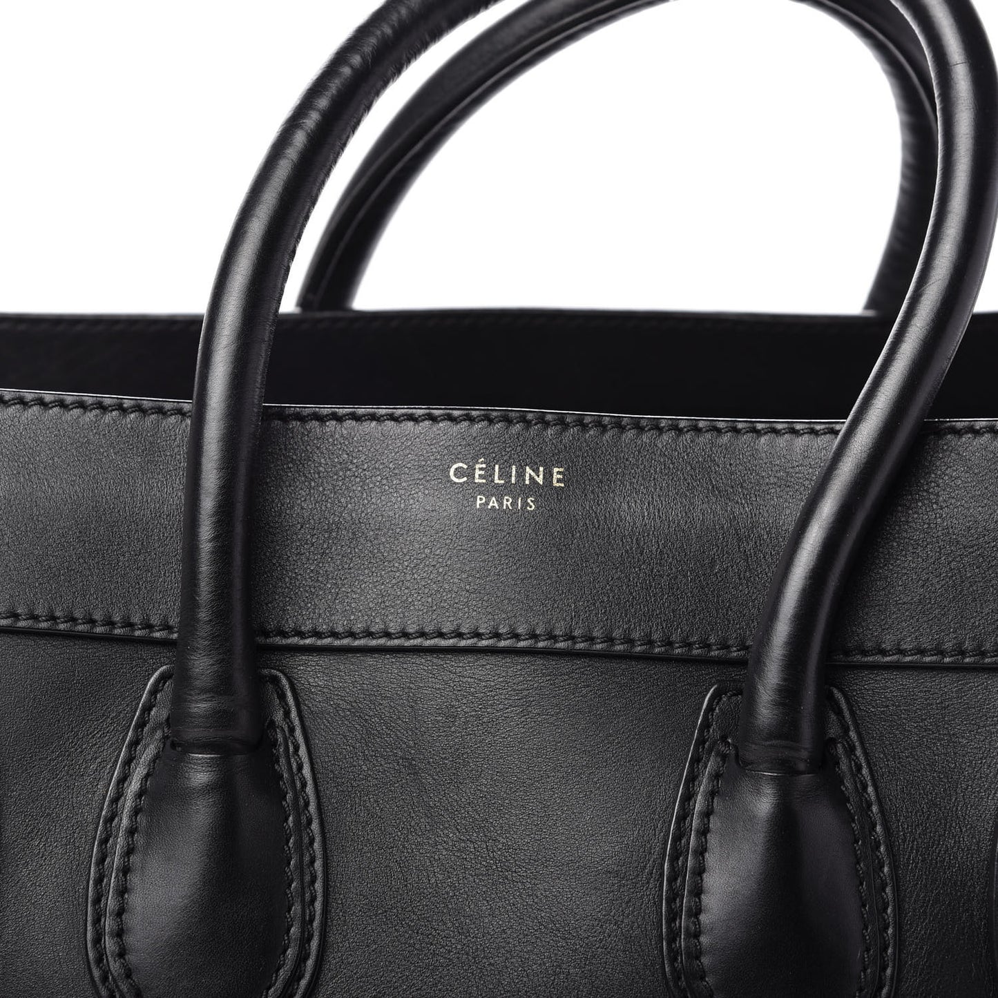 Smooth Calfskin Mini Luggage Black