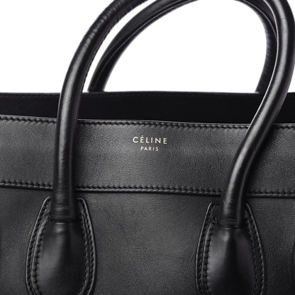 Celine Smooth Calfskin Mini Luggage Black 9 of 9