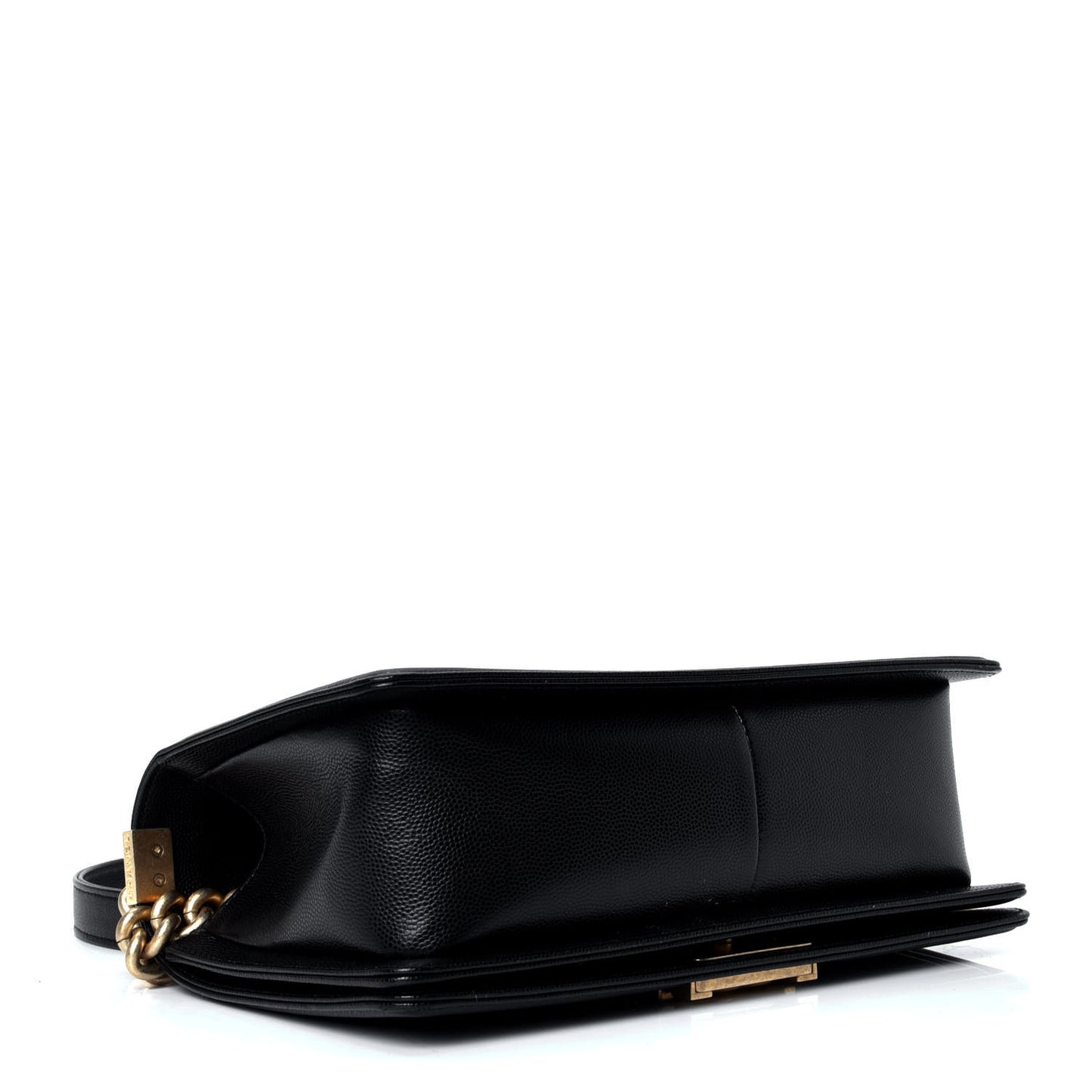 Caviar Quilted Medium Boy Flap Black