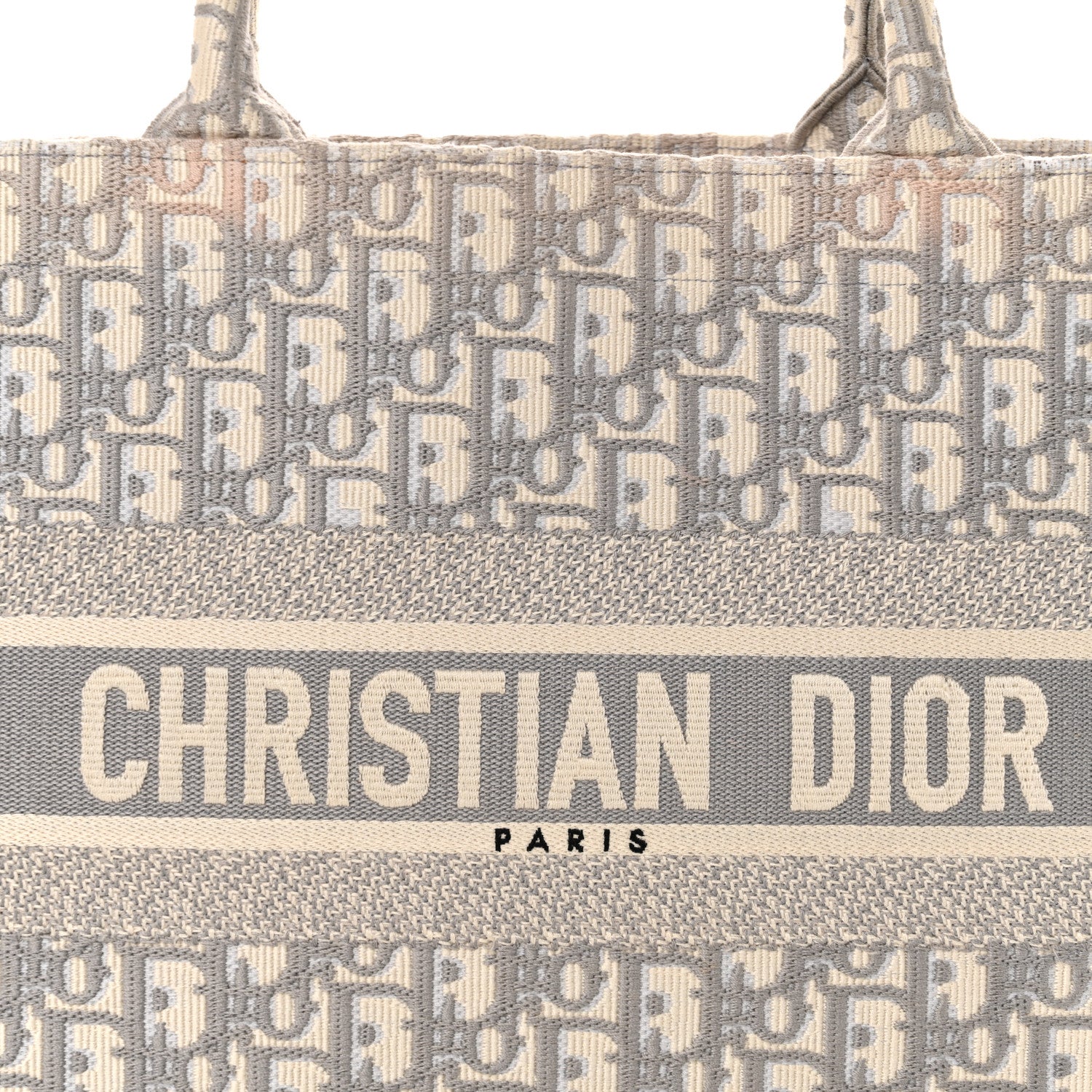 Christian Dior Oblique Medium Book Tote Grey 8 of 14