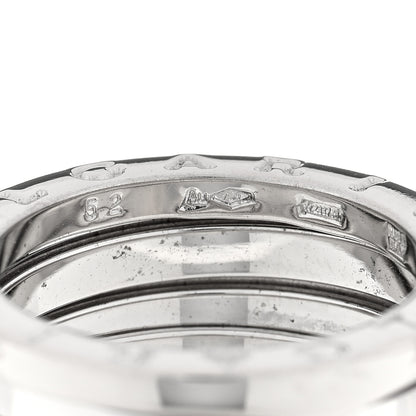 Bulgari 18K White Gold B.Zero1 Three-Band Ring 52 6 4 of 4