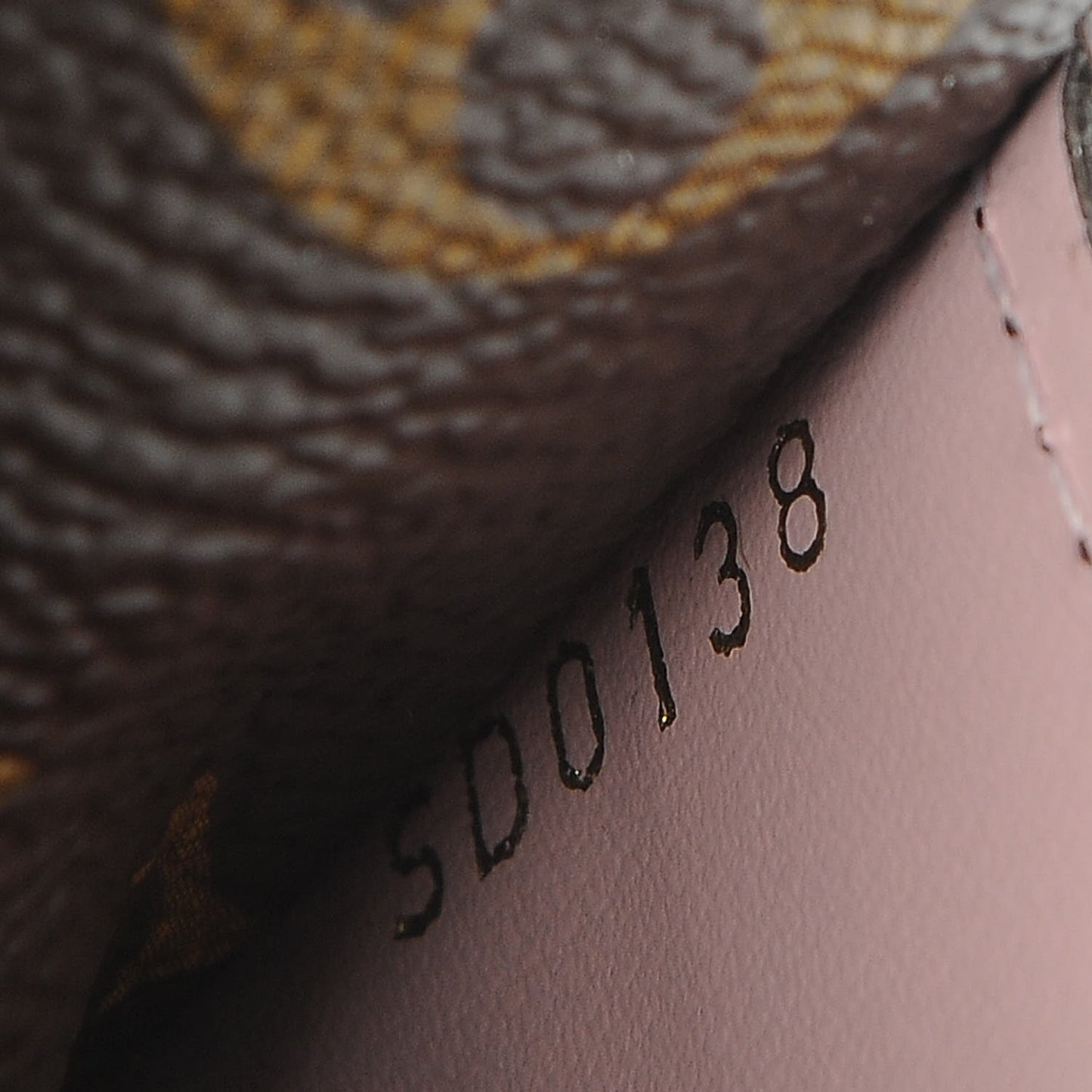 Monogram Sarah Wallet NM Rose Ballerine