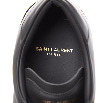 Saint Laurent Calfskin Mens Alpha Sneakers 40 Road Grey 7 of 8