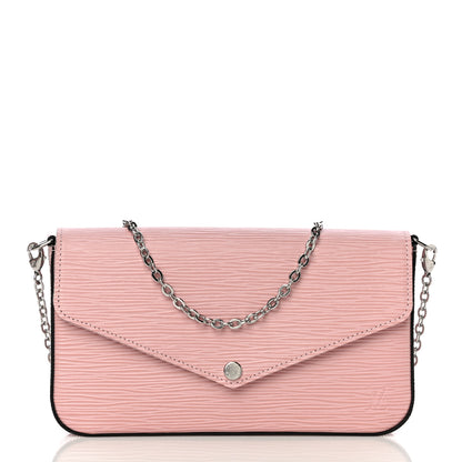 Louis Vuitton Epi Pochette Felicie Rose Ballerine 3 of 15
