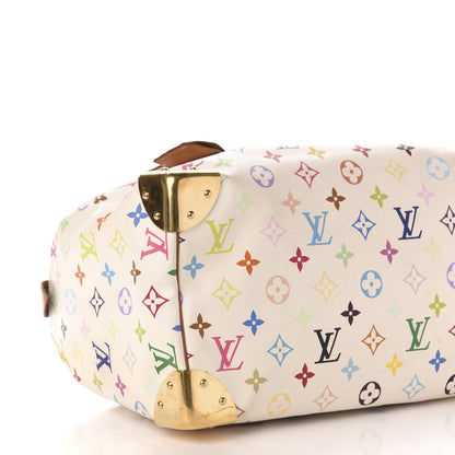 Louis Vuitton Monogram Multicolor Speedy 30 White 6 of 11