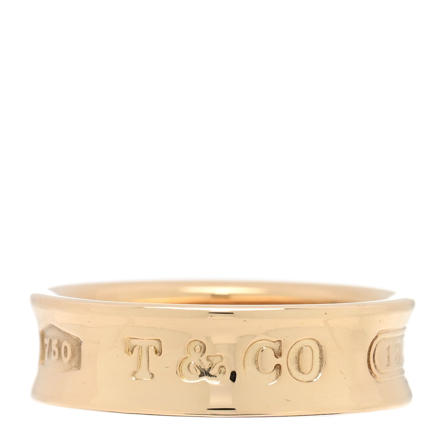 18K Yellow Gold 1837 Band Ring 54 7