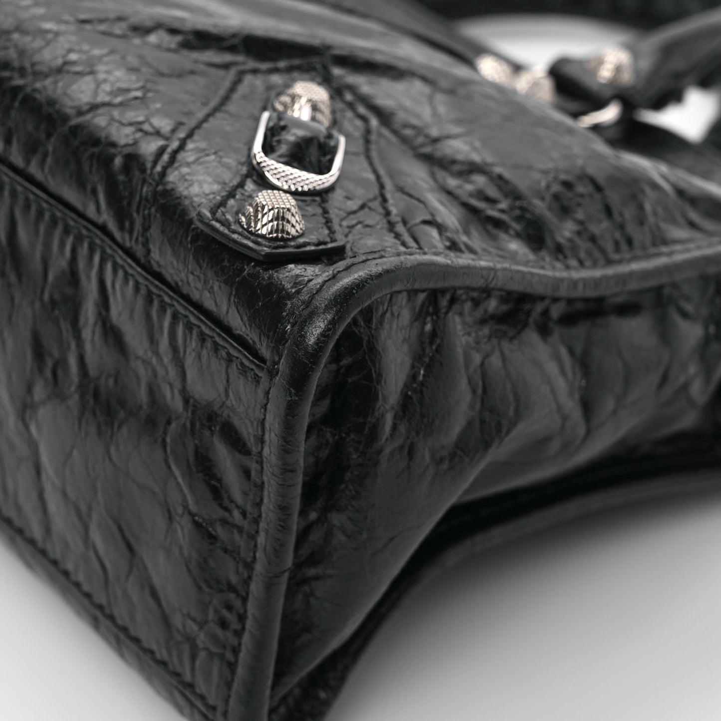 Agneau Giant 12 SIlver Hardware S City Black