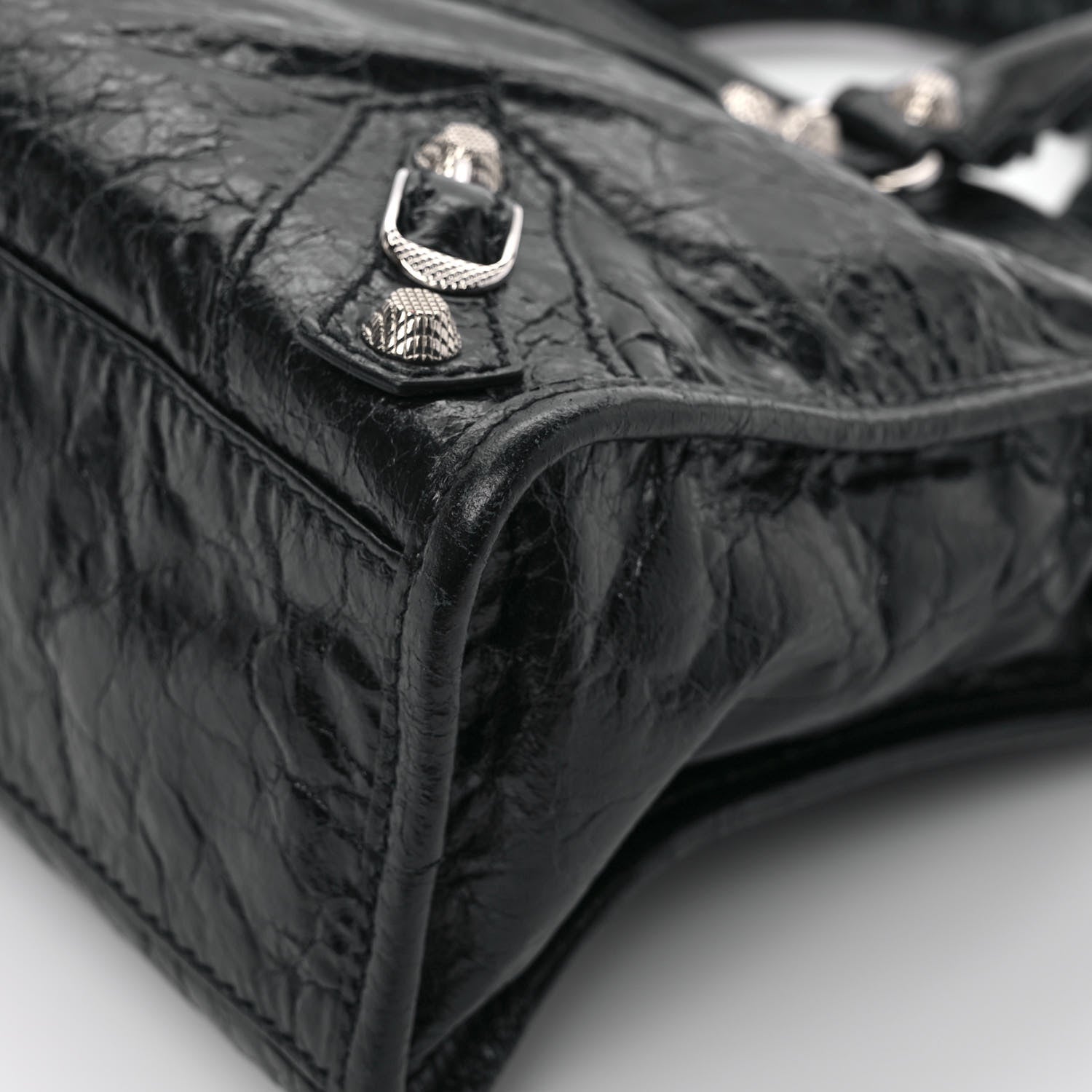 Balenciaga Agneau Giant 12 SIlver Hardware S City Black 11 of 11