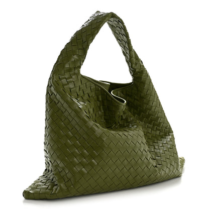 Bottega Veneta Calfskin Intrecciato Large Hop Matcha 3 of 10