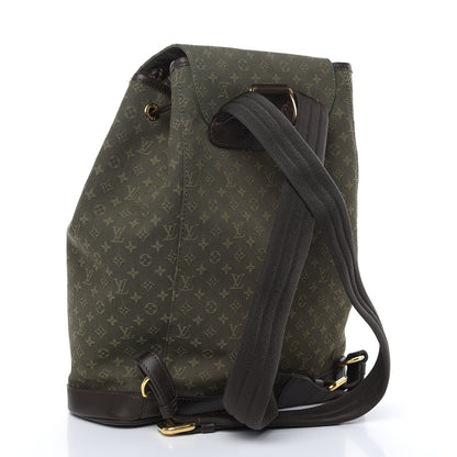 Louis Vuitton Mini Monogram Montsouris GM Backpack Kaki 3 of 11