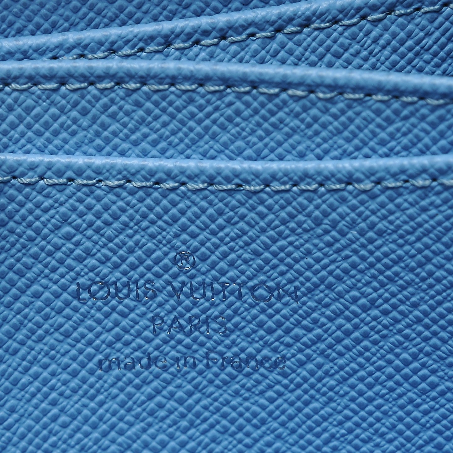 Epi Early Bird Zippy Coin Purse Bleuet