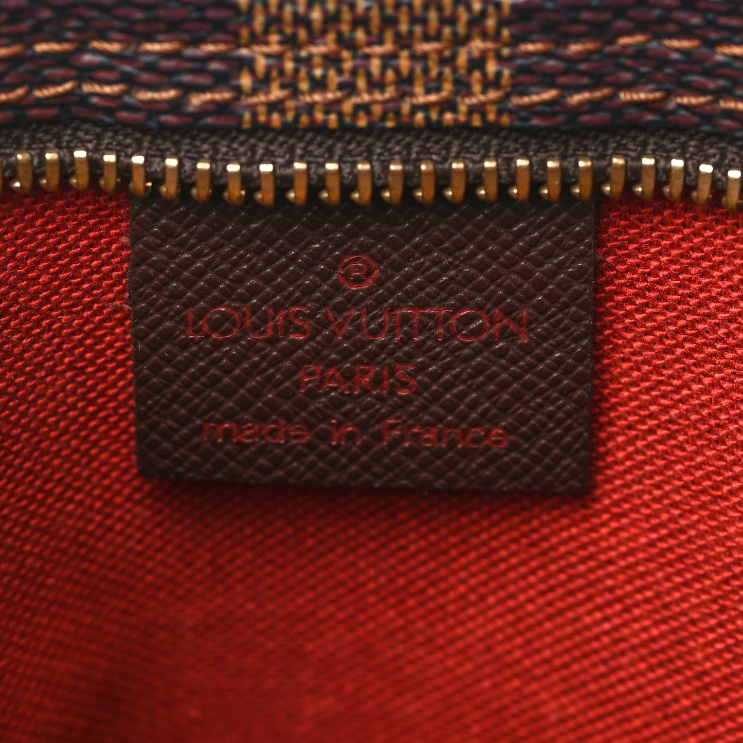 Damier Ebene Trousse Make Up Bag Pochette