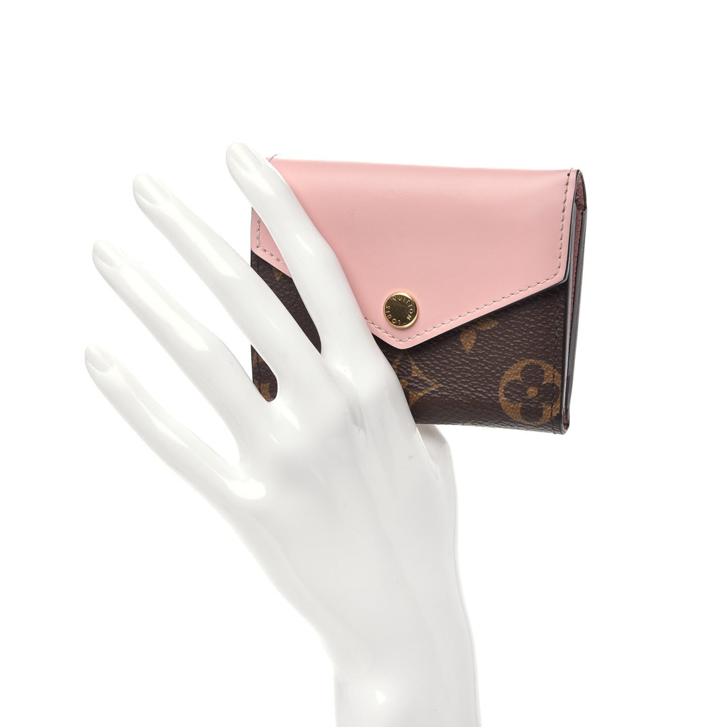 Monogram Zoe Wallet Rose Ballerine