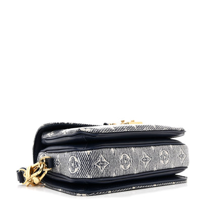 Louis Vuitton Monoglam Pochette Metis East West Blue 4 of 10