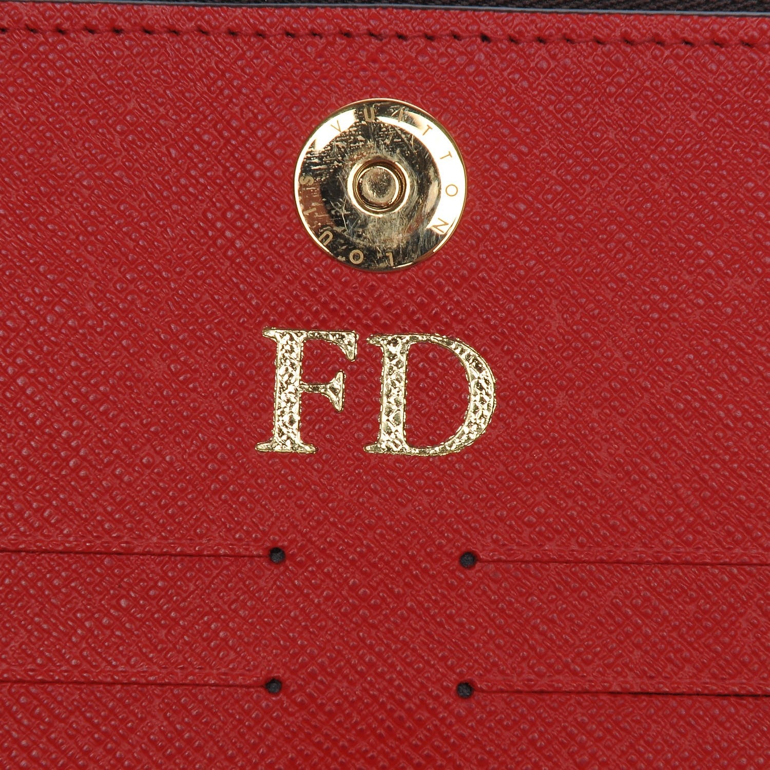 Louis Vuitton Monogram Adele Wallet Coquelicot 6 of 7