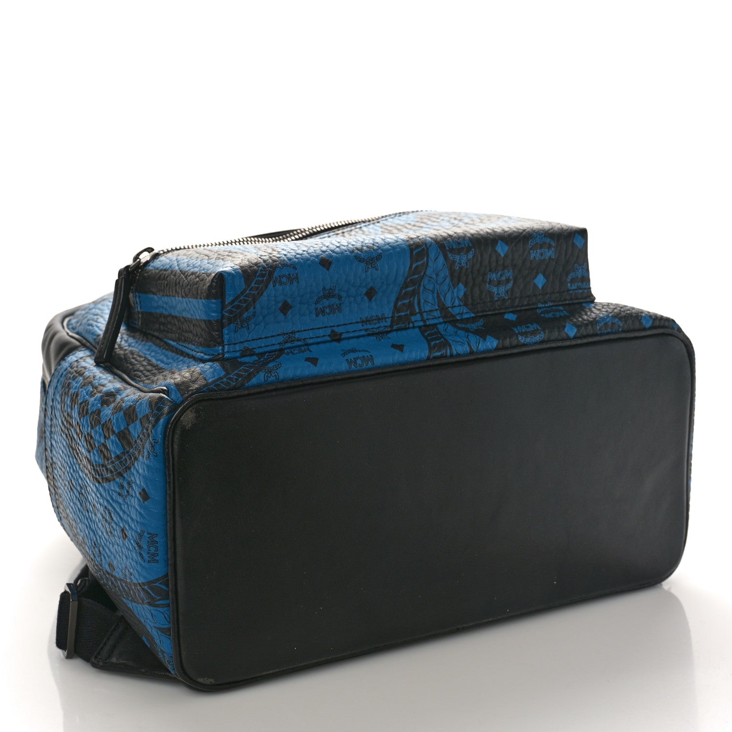 MCM Visetos Baroque Print Medium Stark Backpack Munich Blue 4 of 9