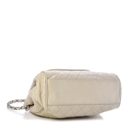 Chanel Caviar Quilted Timeless Accordion Flap Dark White 4 of 16