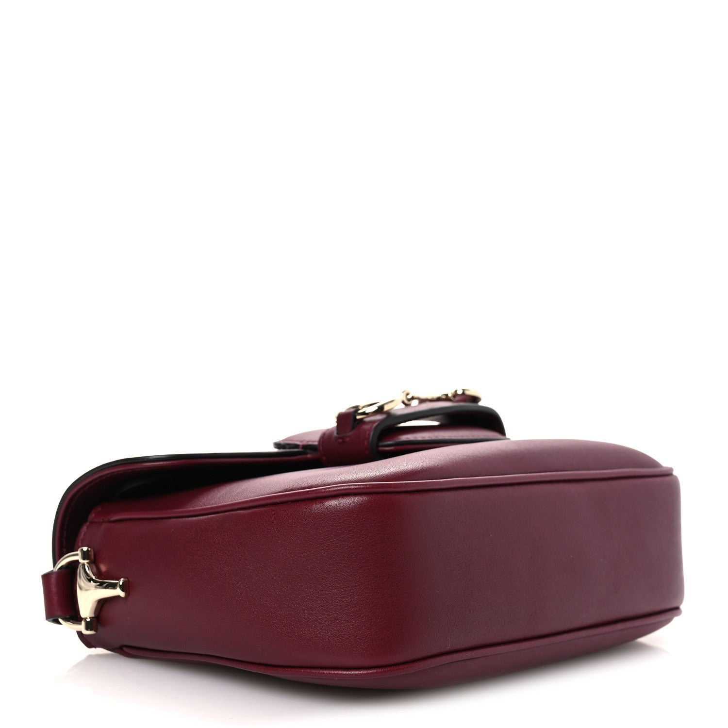Gucci Arabella Calfskin Horsebit 1955 Shoulder Bag Rosso Ancora 4 of 13