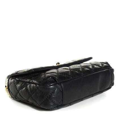 Chanel Calfskin Quilted Retro Chain Flap Black 4 of 9