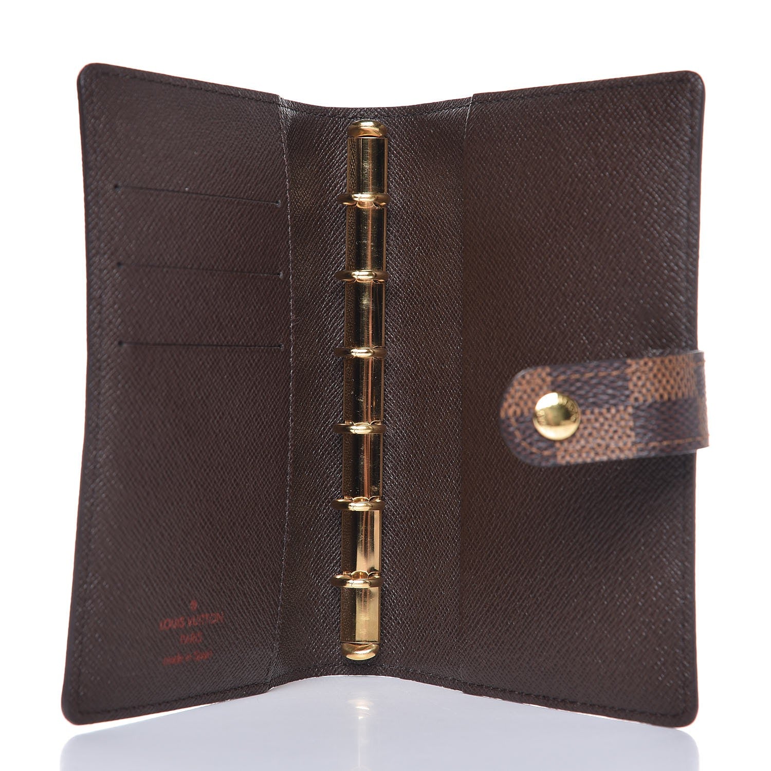 Louis Vuitton Damier Ebene Small Ring Agenda Cover 5 of 7