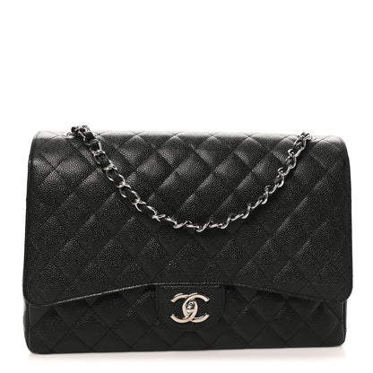 Chanel Caviar Quilted Maxi Double Flap Black 1 of 10