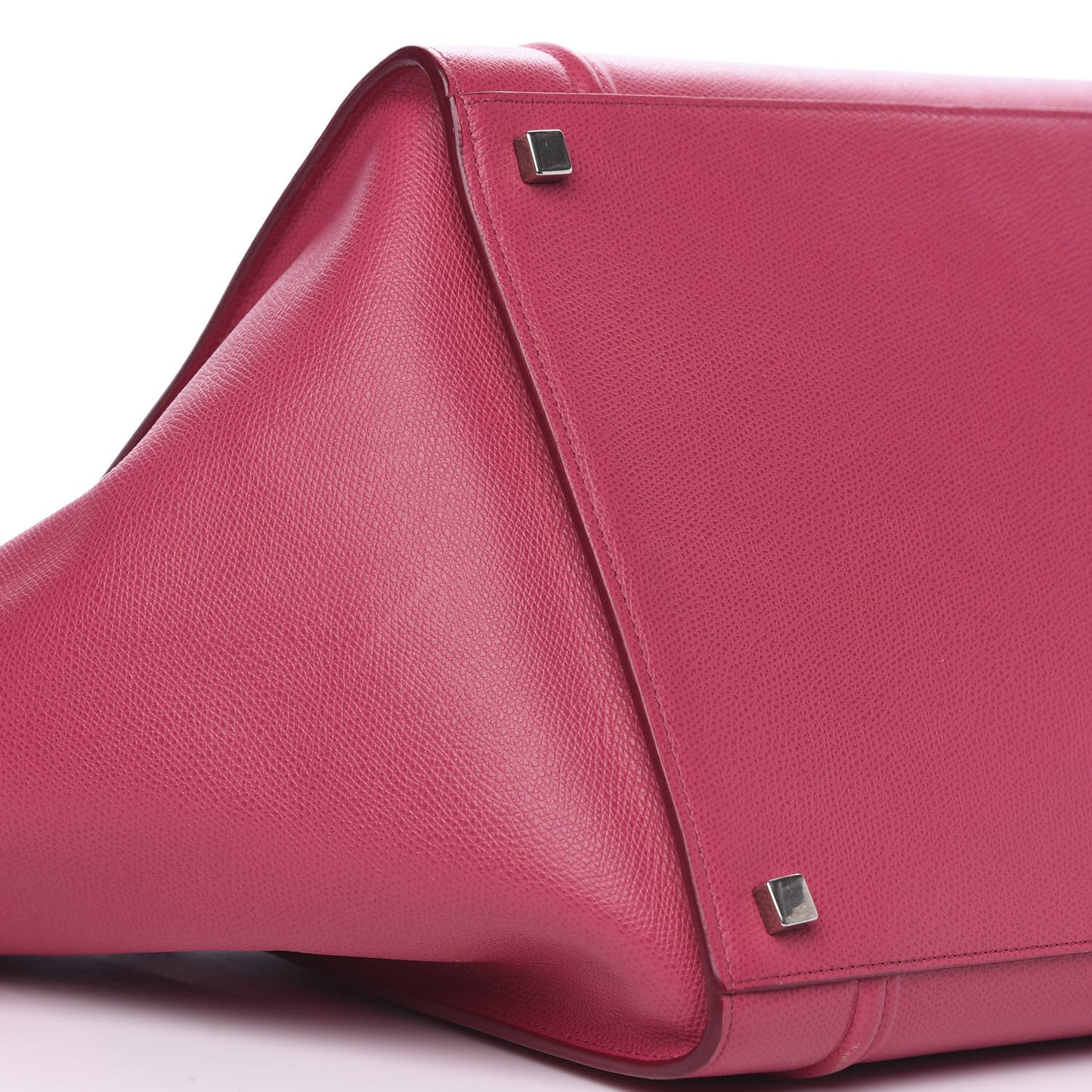Grained Calfskin Medium Phantom Luggage Fuchsia