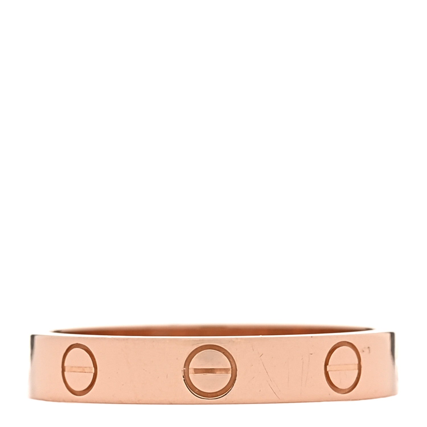 Cartier 18K Pink Gold 3.5mm LOVE Wedding Band Ring 57 8 1 of 5