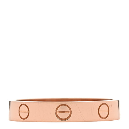 Cartier 18K Pink Gold 3.5mm LOVE Wedding Band Ring 57 8 1 of 5