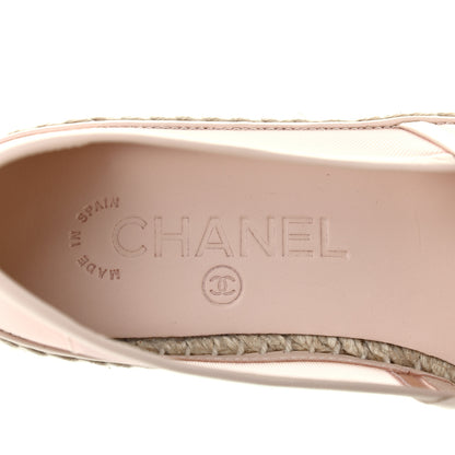 Chanel Mesh Grosgrain CC Espadrilles 35 Pink 6 of 9