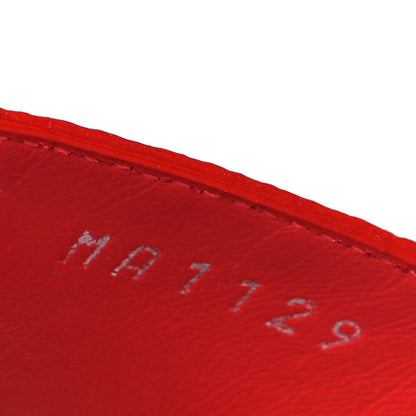 Louis Vuitton Monogram Escale Lock It Flat Mule 37 Rouge 6 of 9