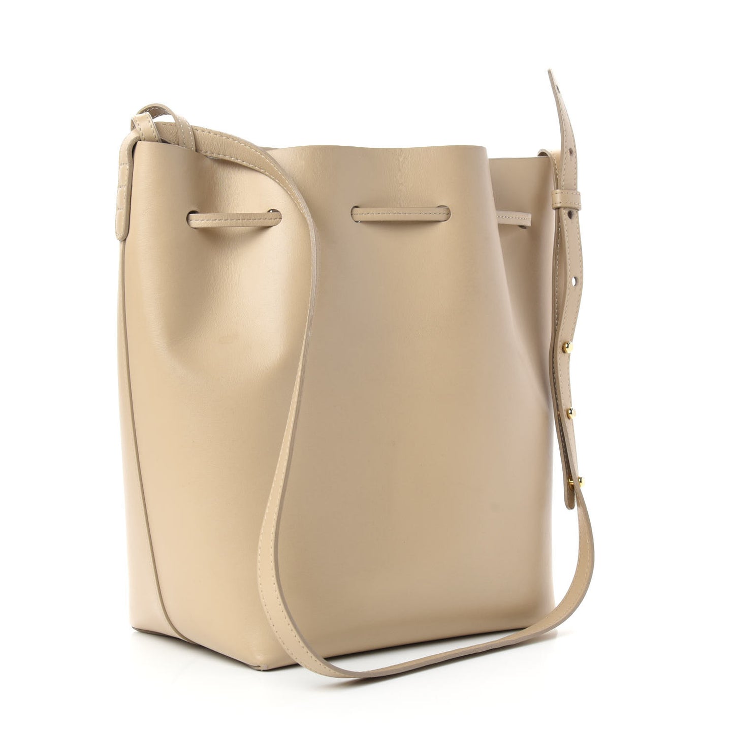 Calfskin Mini Bucket Bag Natural