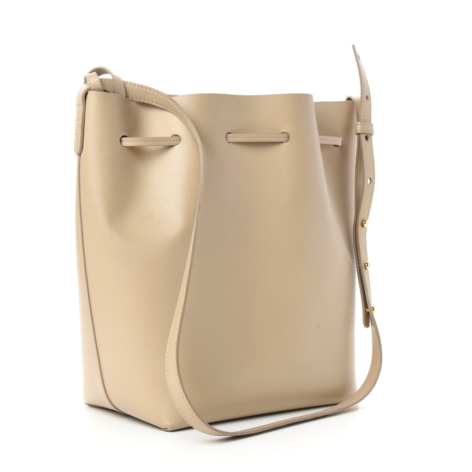 Mansur Gavriel Calfskin Mini Bucket Bag Natural 4 of 11