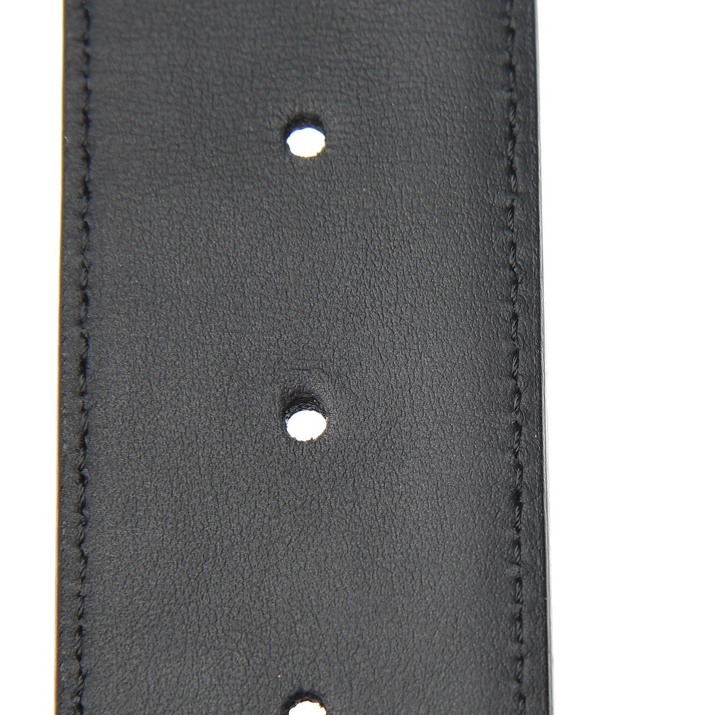 Vitello Century Bi-Color FF 1974 Embossed Belt Maya Black