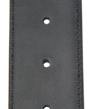 Fendi Vitello Century Bi-Color FF 1974 Embossed Belt Maya Black 8 of 8