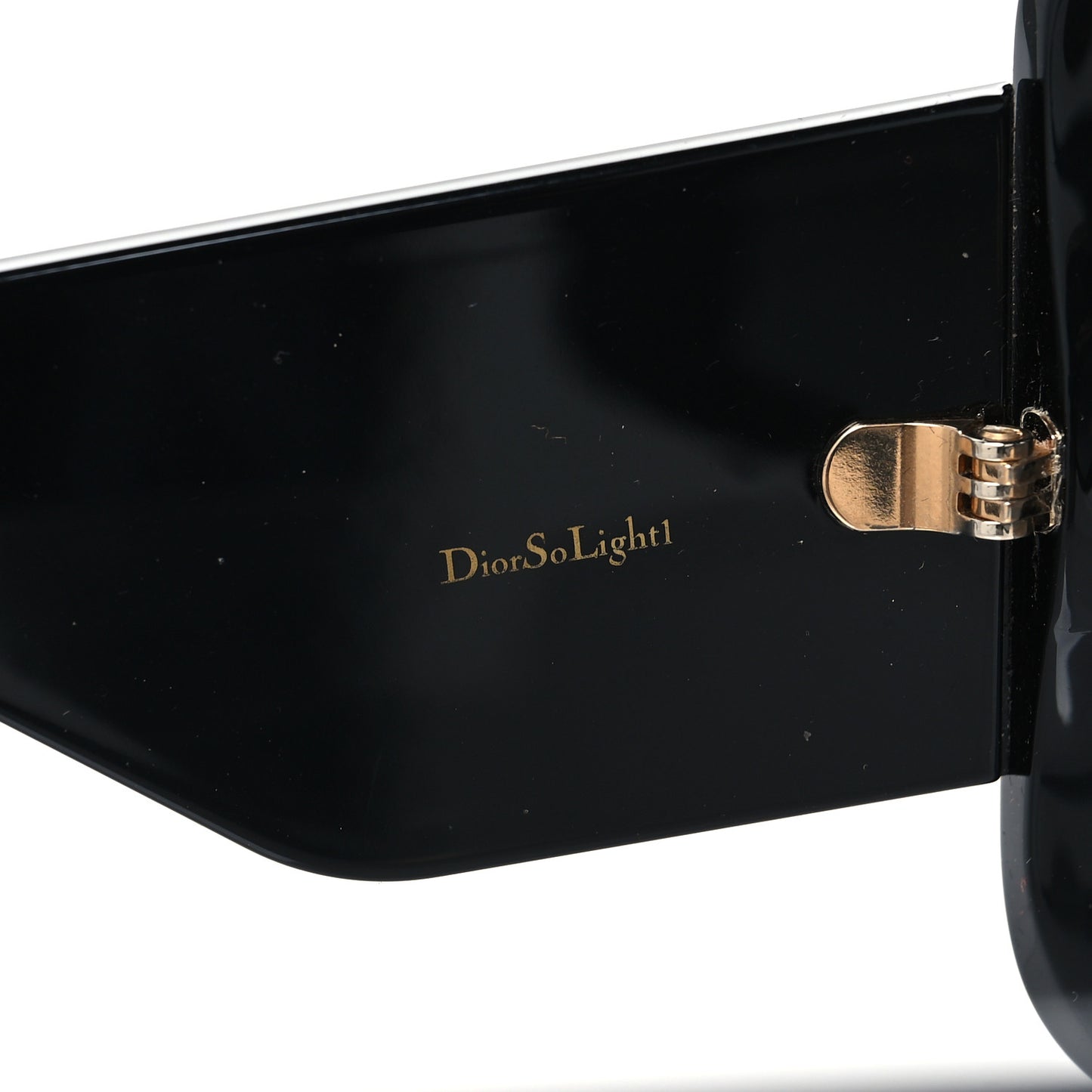 Acetate DiorSo Light 1 Shield Sunglasses Black