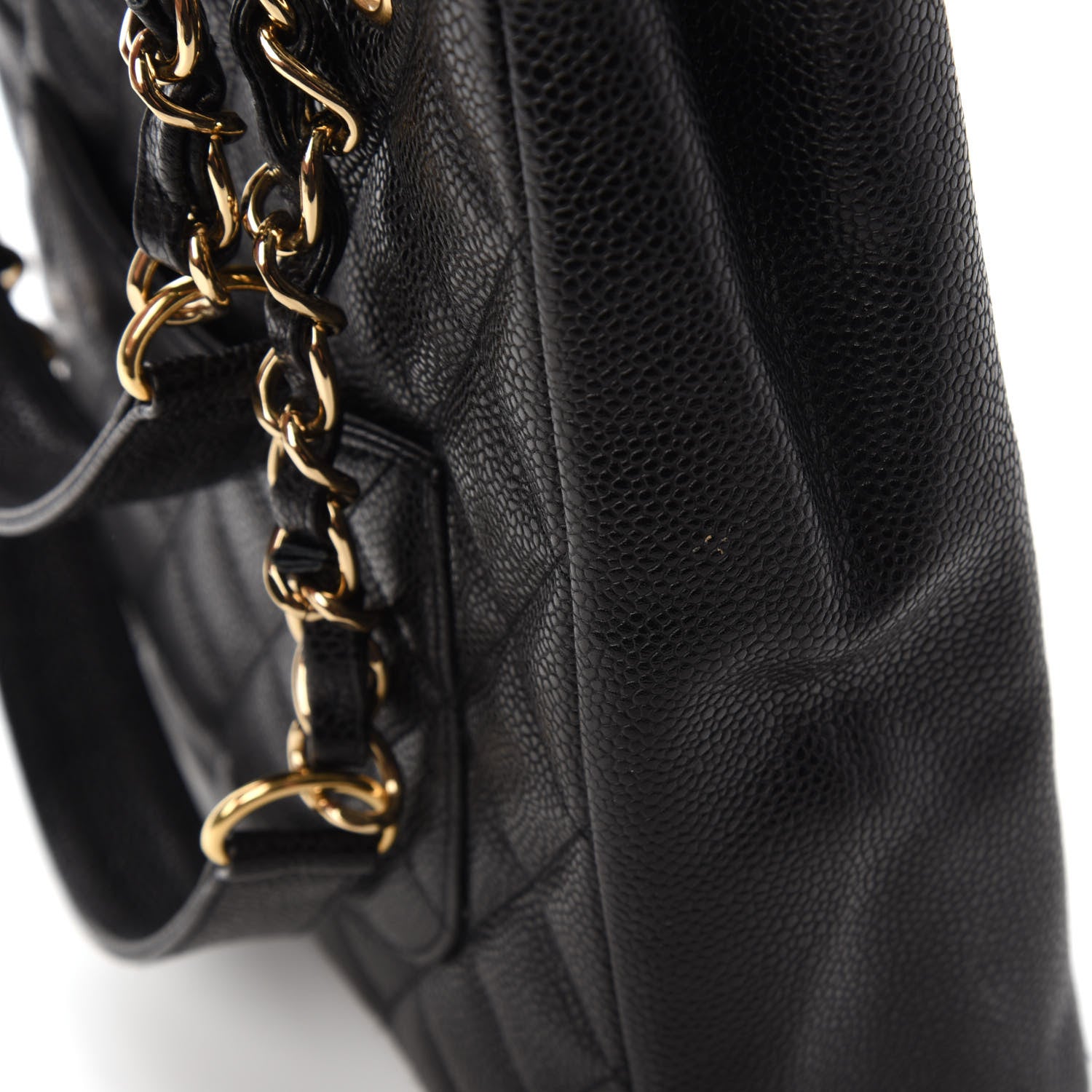 Chanel Caviar Quilted Petit Shopping Tote PST Black 12 of 12