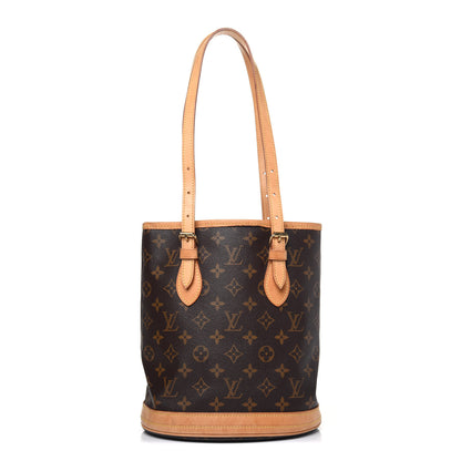 Louis Vuitton Monogram Petit Bucket 23 1 of 36