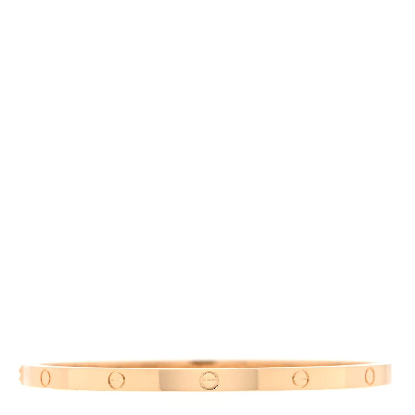 18K Yellow Gold Small LOVE Bracelet 17