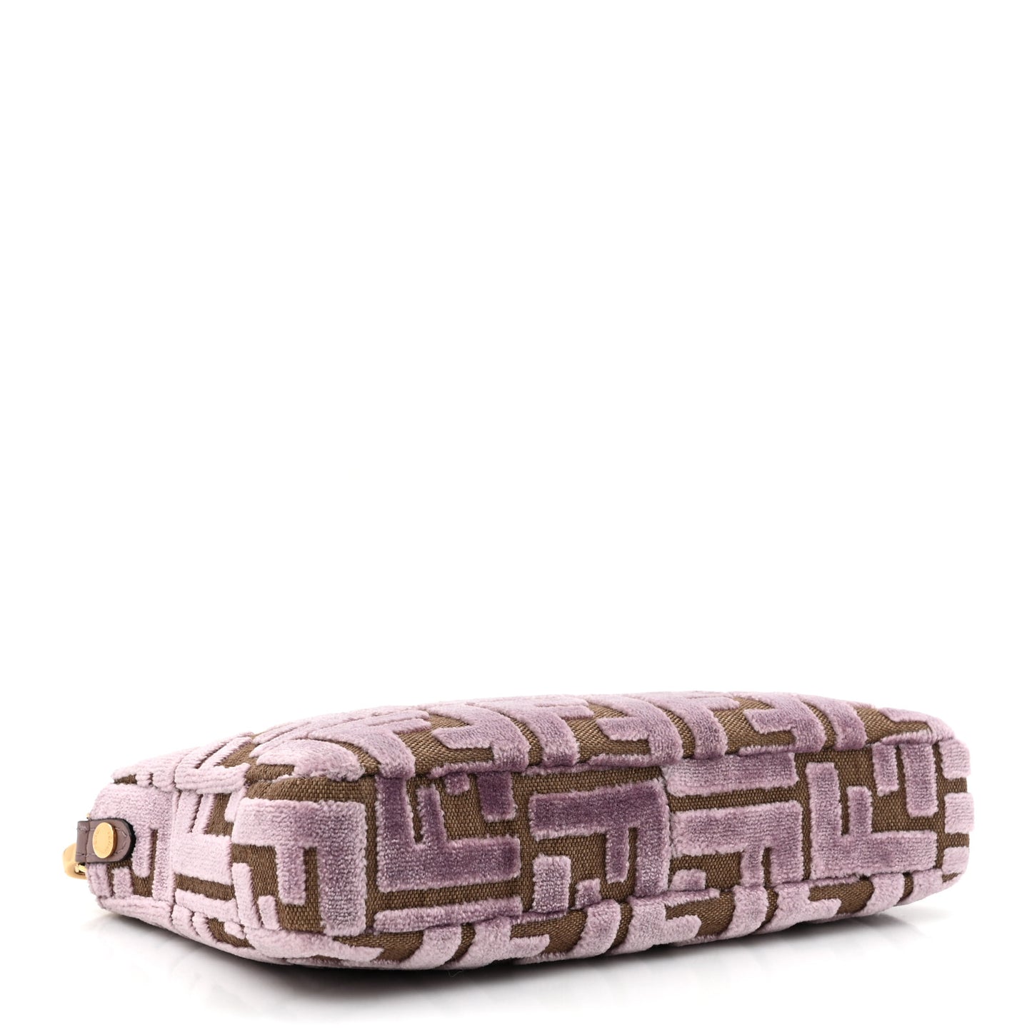 Velvet Jacquard FF Baguette Pouch Dusty Mauve