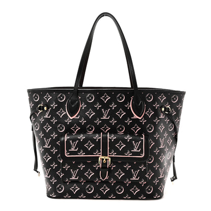 Louis Vuitton Monogram Fall For You Neverfull MM Black Black 3 of 9