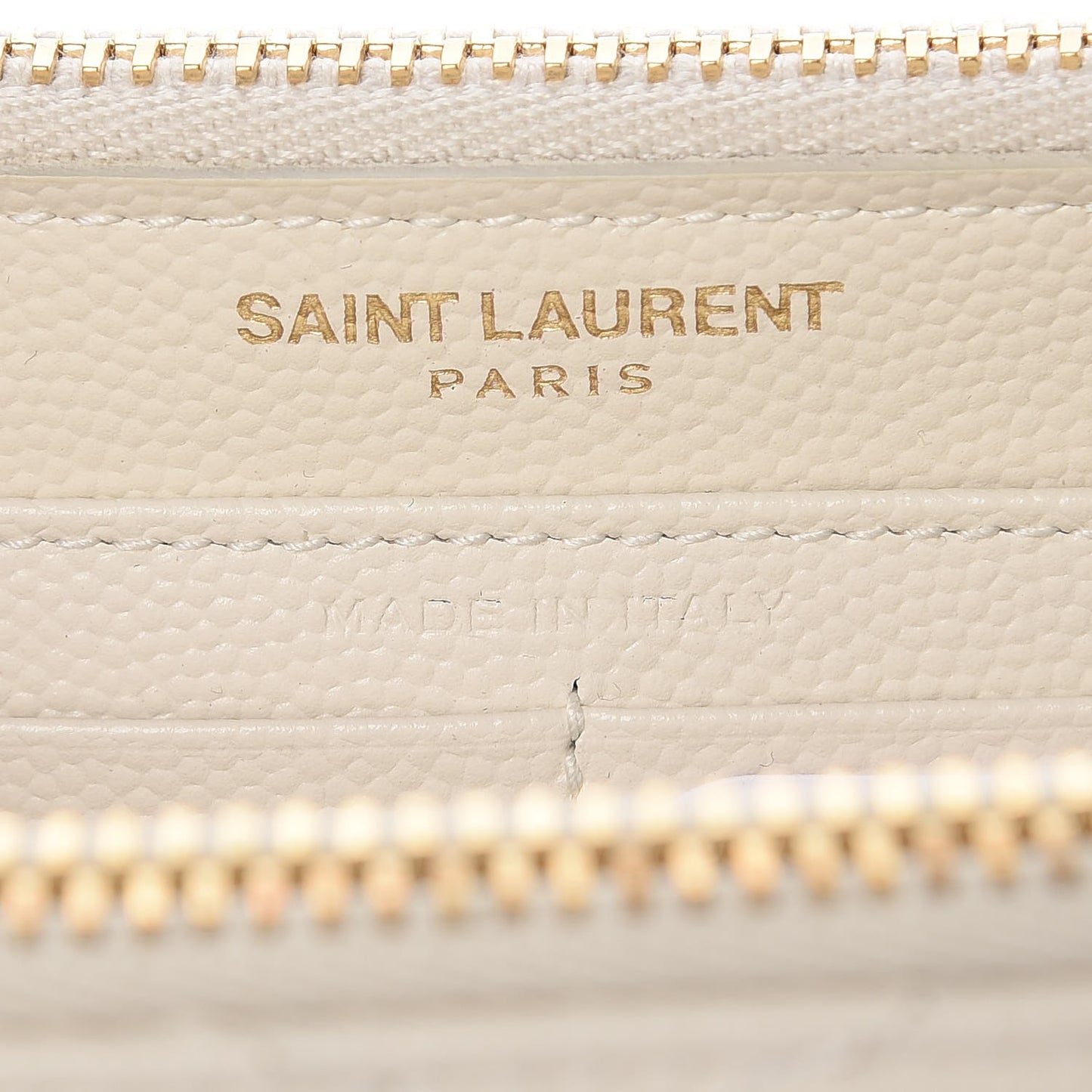 Grain De Poudre Matelasse Chevron Monogram Double Zip Wallet Porcellana
