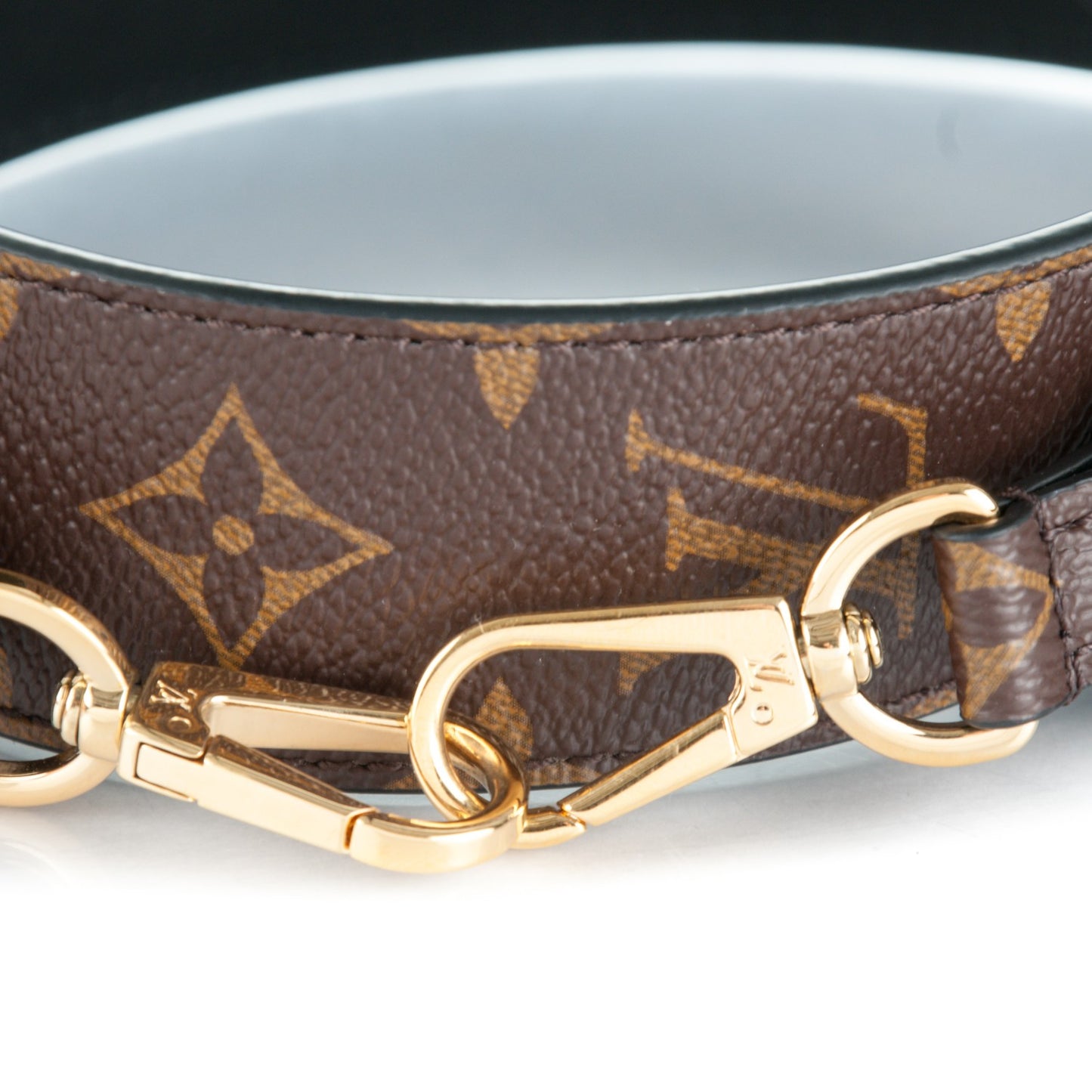 Monogram Bandouliere Shoulder Strap Black