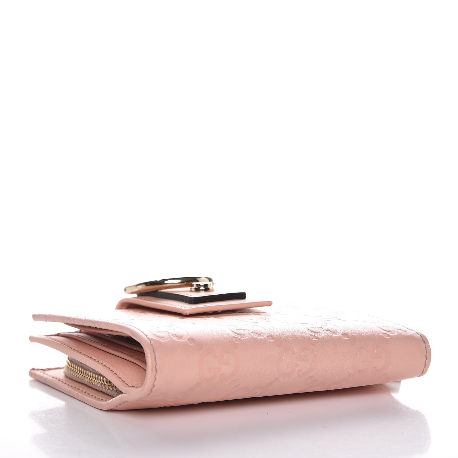 Gucci Guccissima New Abbey Compact Wallet Pink 4 of 8