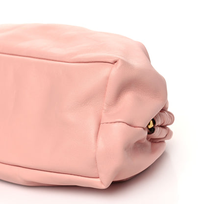 Mansur Gavriel Lambskin Cloud Clutch  Rosa Blush 9 of 9