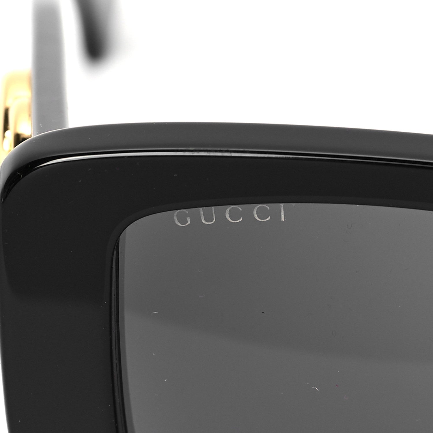 Gucci Acetate Square Frame Sunglasses GG0956S Black 5 of 8