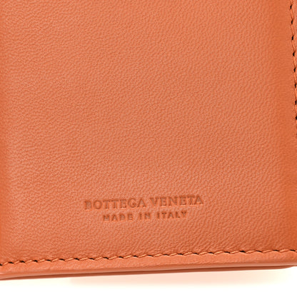Bottega Veneta Nappa Intrecciato Continental Snap Wallet Tangerine 6 of 9