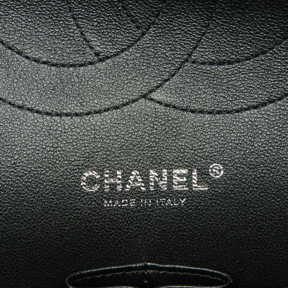 Chanel Crumpled Calfskin Quilted Jumbo Double Flap So Black 6 of 8
