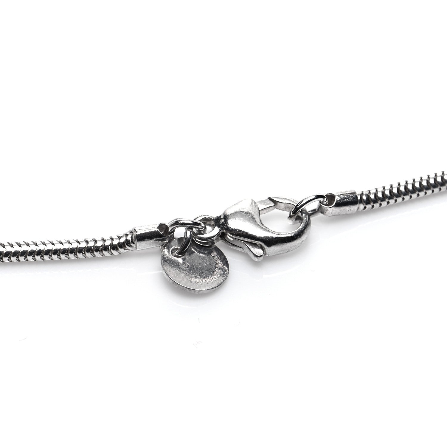 Tiffany Sterling Silver 18K Yellow Gold Open Heart Pendant Necklace 4 of 5