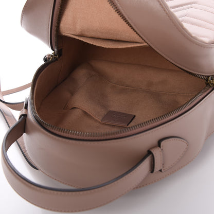 Gucci Calfskin Matelasse GG Marmont Backpack Porcelain Rose 5 of 7